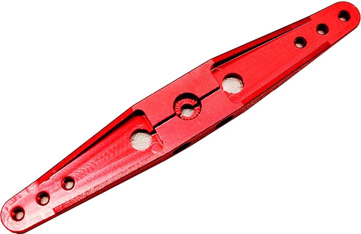 Immagine prodotto Kuza braccio del servo a 2 bracci hitec 24t 84/72/60mm 3,25" m2,5 alluminio heavy duty v2
