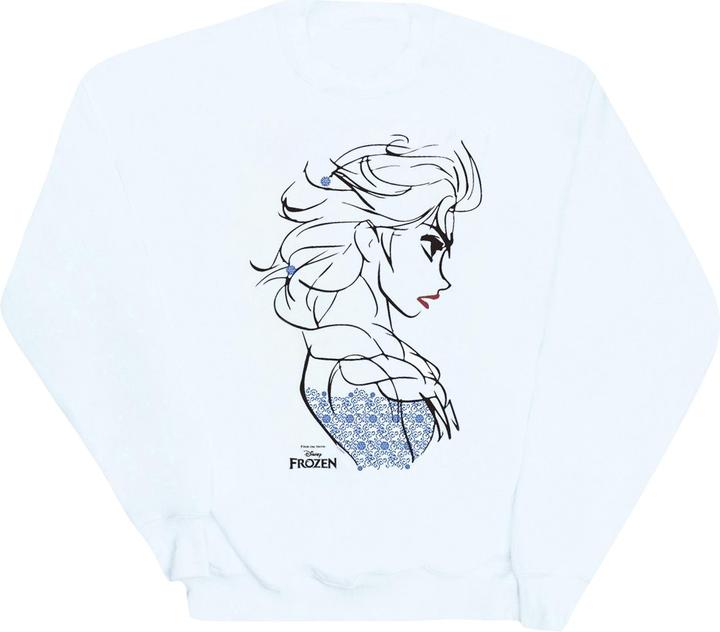 Actual product image Disney Womens/Ladies Frozen Elsa Sketch Sweatshirt (XS)