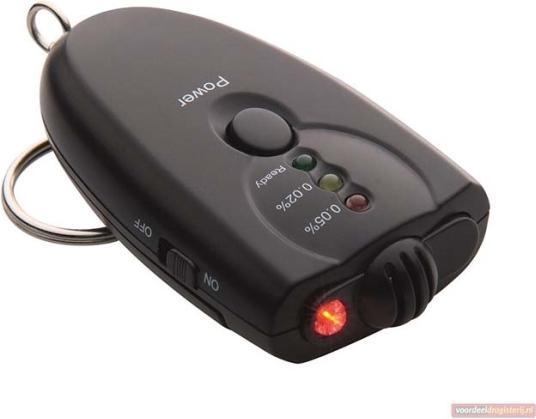 Actual product image Alcohol tester keychain b/o PL