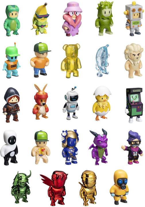 Actual product image Stumble guys Figure in dummy lid (1 piece)