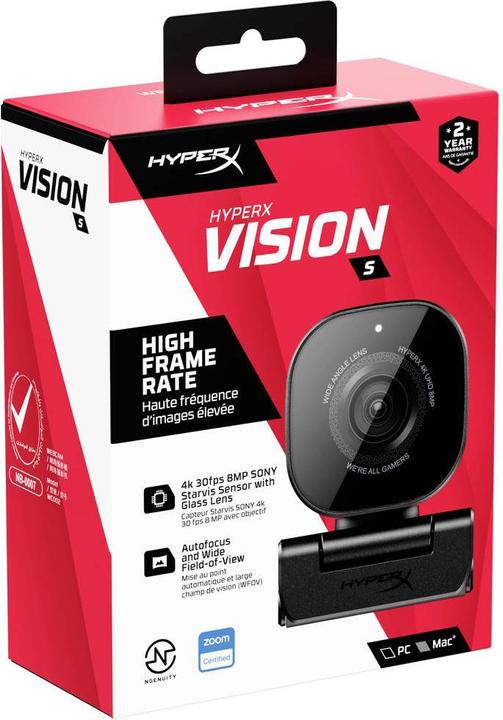 Actual product image HyperX 75X30AA Vision S Webcam (8 Mpx)