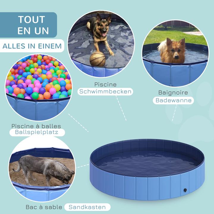 Produktbild PawHut Hundepool mit Wasserablassventil (Hundepool)
