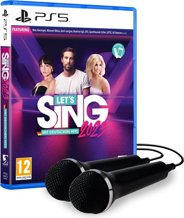 Ravenscourt Let's Sing 2023 German Version (+ 2 Mics) (PS5, DE)
