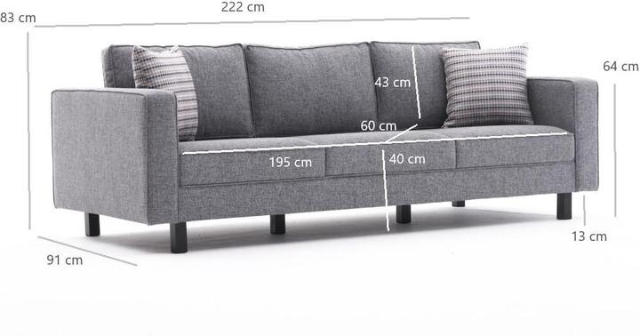 Produktbild Atelier del Sofa Jaden (3-Sitzer)