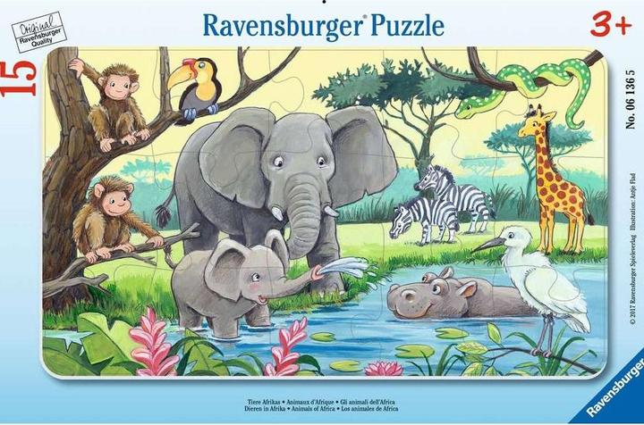 Actual product image Ravensburger Animals of Africa (15 pieces)
