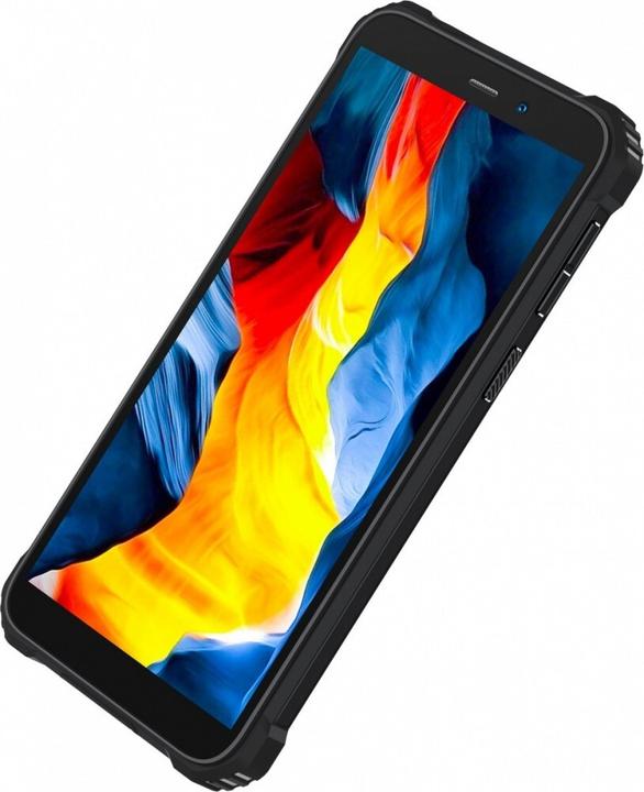 Actual product image Oukitel G2 6' 4/64 DS Smartphone. 6300 mAh (orange) ohne Ladegerät (64 GB, Black, Orange, 5.98", Hybrid Dual SIM, 13 Mpx, 4G)