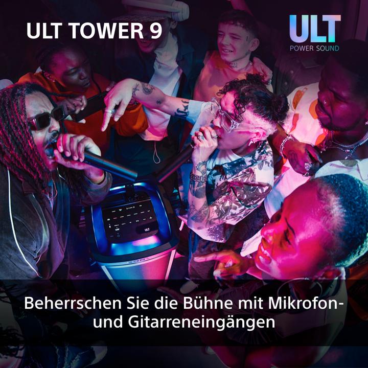 Actual product image Sony ULT Tower 9 (25 h, Electrical connection, Rechargeable battery operated)