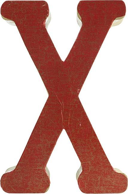 Produktbild Décopatch Papp-Buchstaben X 30 cm