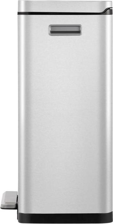 Produktbild EKO Treteimer X-Cube Tretmülleimer rechteckig Edelstahl 45 L mit extra breitem Pedal, gedämpftem De (45 l)