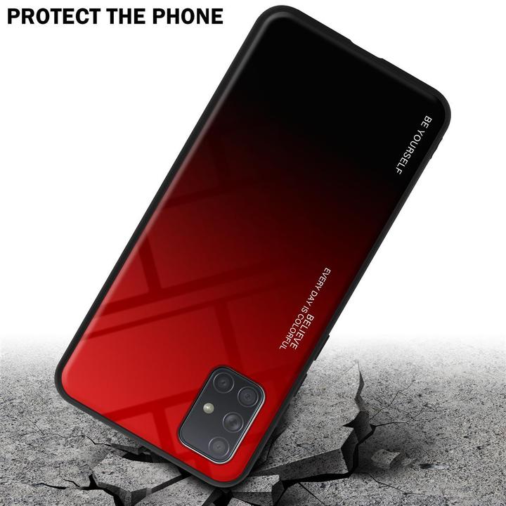 Produktbild Cadorabo TPU 2 Farben Glas Cover (Samsung Galaxy A71)