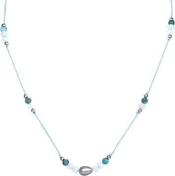 Produktbild Agato Apatite. Opal and River Pearl Lace Necklace HE08K3S-LB