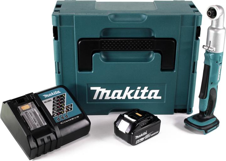 Produktbild Makita DTL 061 RG1J Akku Winkelschlagschrauber 18V 1/4" 60Nm + 1x Akku 6,0Ah + Ladegerät + Makpac (Akkubetrieb)