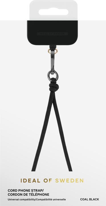 Immagine prodotto iDeal Of Sweden per tutte le custodie con connettore di ricarica centrale Cavo Cinturino Telefono Nero Carbone