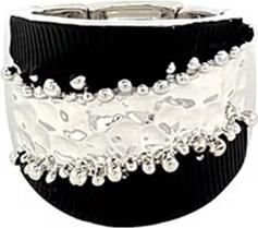 Produktbild Signé Signè Ring Damenring elastisch silberfarben rhodiniert One Size Schwarz No.17 (18, 19, 20, 21)