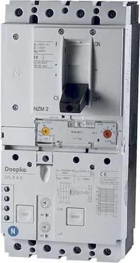 Produktbild Doepke DOEP DFL8 160-4/X-A FI/Leistungsschalter DFL8 4-pol. 160A X
