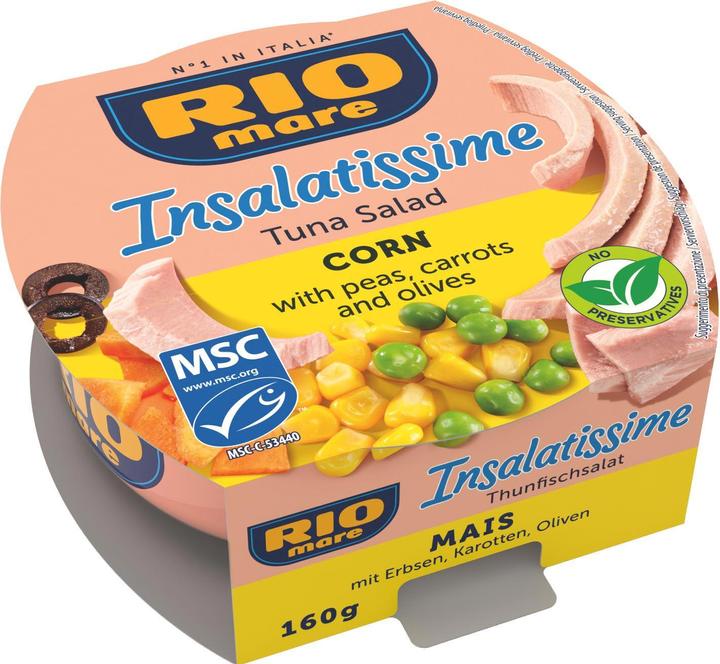 Produktbild Rio Mare Insalatissime Mais and Thunfisch (160 g)