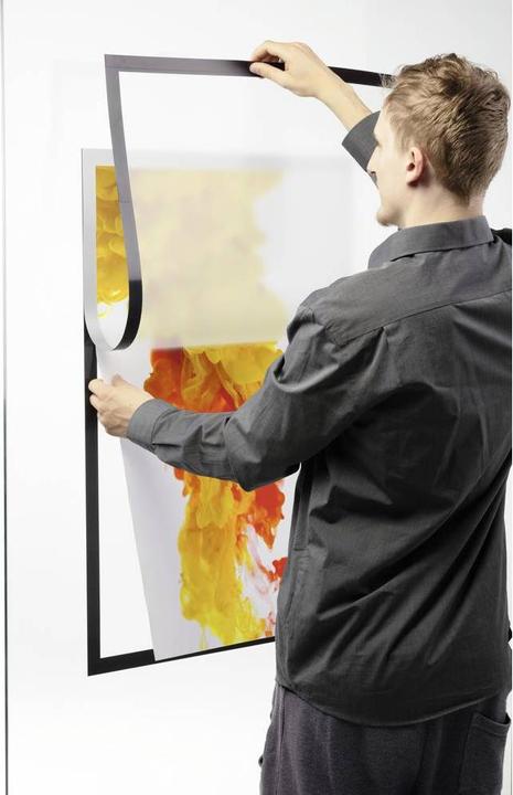 Actual product image Durable DURAFRAME® POSTER information frame, self-adhesive, for format A1, black, pack