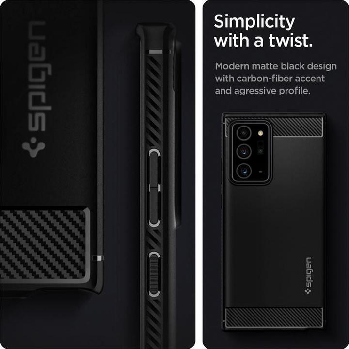 Actual product image Spigen rugged army (Samsung Galaxy Note 20 Ultra 5G)