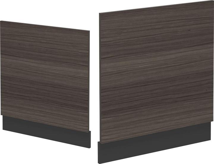 Actual product image Vicco Dishwasher front panel R-Line, Noble gray/Anthracite, 60 cm, WT Anthracite