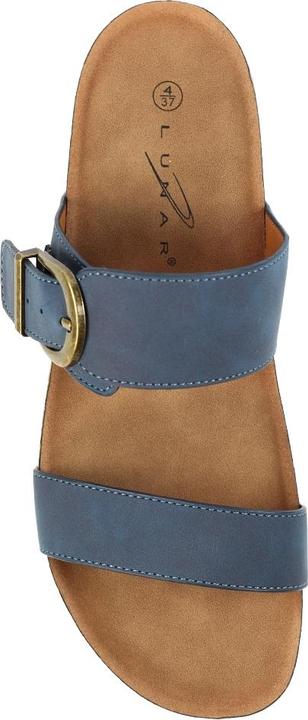 Actual product image Lunar Womens/Ladies Ripple Wedge Sandals (37)