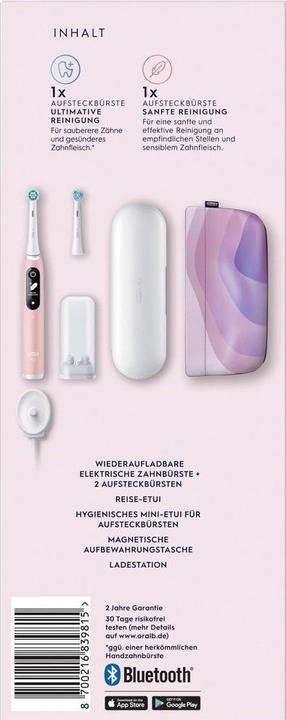 Image du produit Oral-B Elektrische Zahnbürste iO Series6 Pink Sand (Brosse à dents oscillo-rotative)