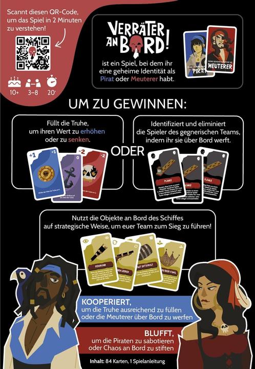 Produktbild Verräter an Board (d) (Deutsch)