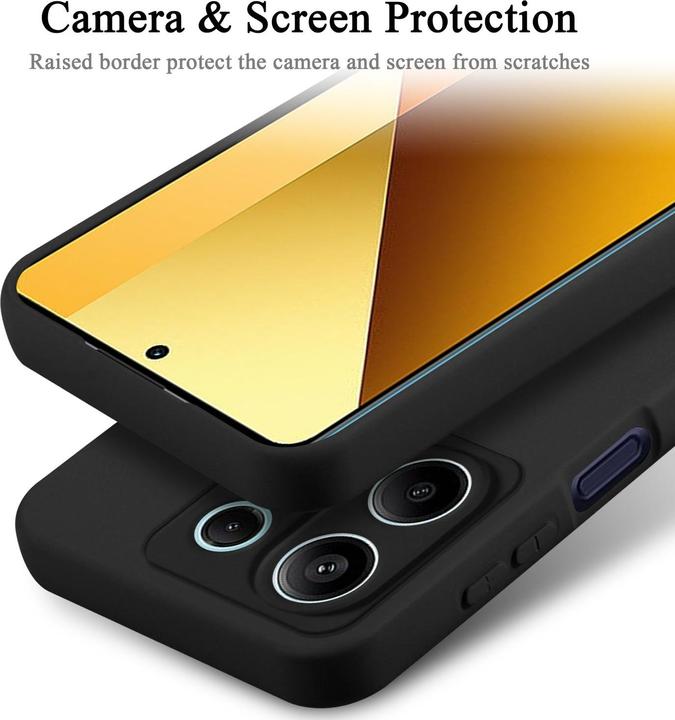 Immagine prodotto Cadorabo Custodia per Redmi Note 13 5G Global TPU con design in silicone per la protezione da liquidi (Xiaomi Redmi Note 13 5G)