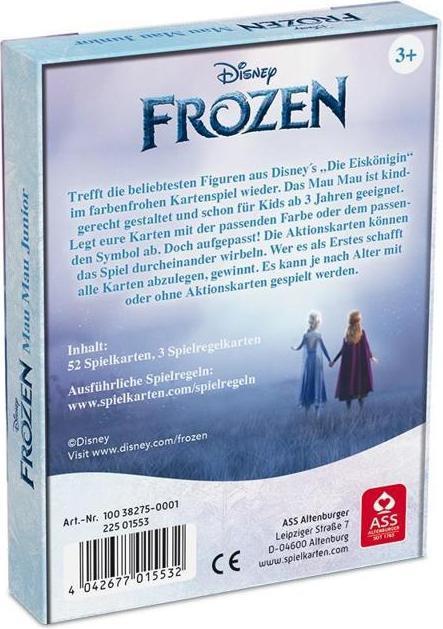 Actual product image ASS Altenburg Disney The Ice Queen - Mau Mau Junior, for 2-4 players, from 3 years (DE edition) (German)