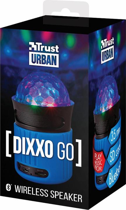 Immagine prodotto Trust il diffusore blu Dixxo Go (8 h, Batteria)