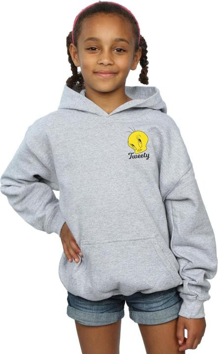 Actual product image Looney Tunes Girls Tweety Pie Head Hoodie (128)