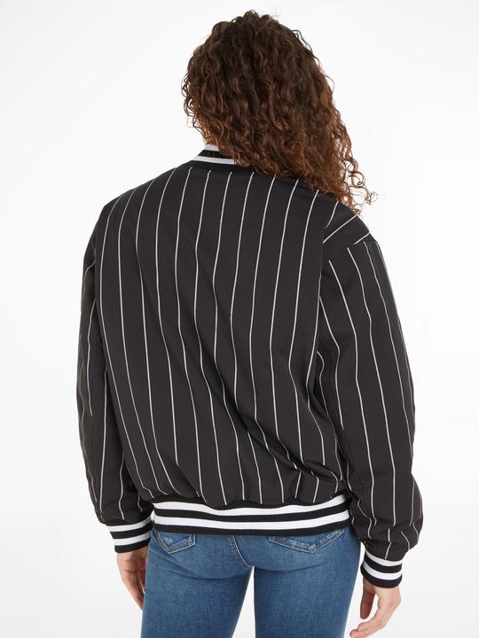 Produktbild Tommy Hilfiger Tommy Jeans Pinstripe Letterman Bomberjacke - 88915 (L)