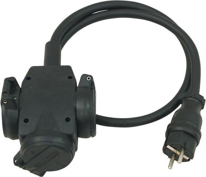 Actual product image Psso Extension 3x1,5 3m 3-fold sw (3 m)