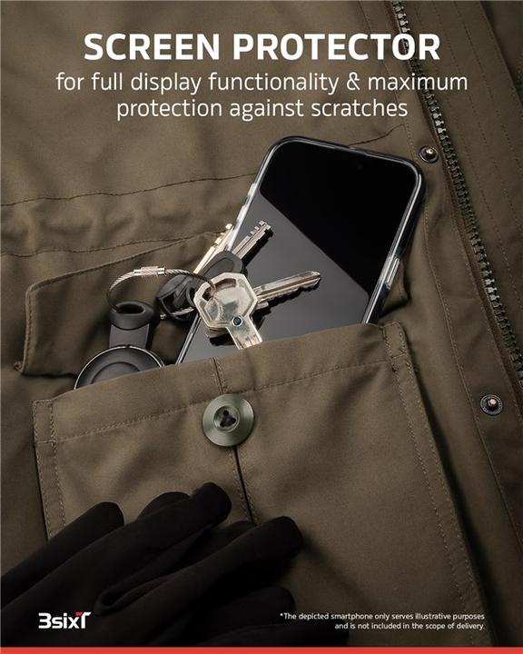 Actual product image 3Sixt Impact Zero mobile phone case 3in1 set (Apple iPhone 15 Pro Max)