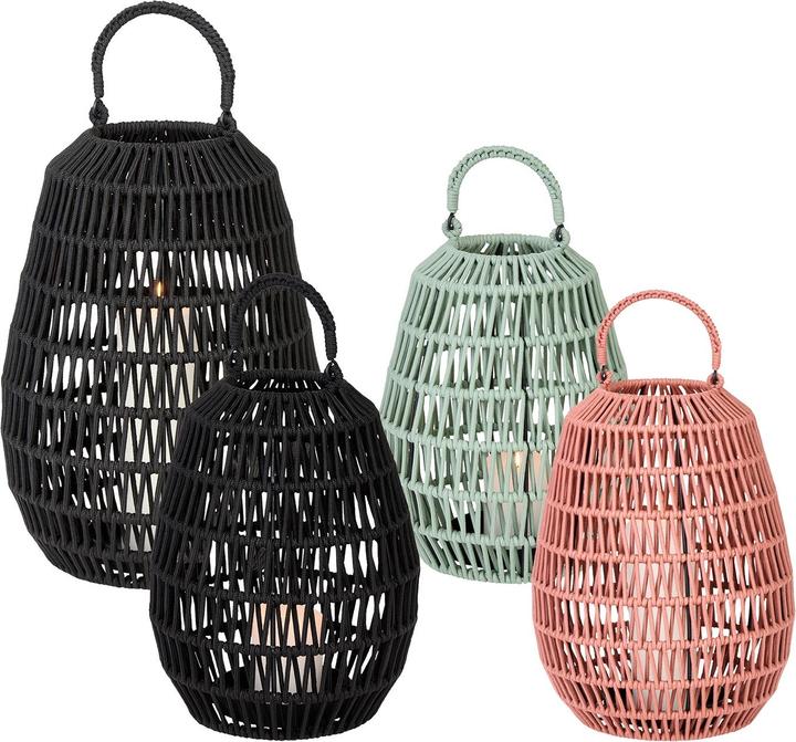 Immagine prodotto Lanterna da esterno Cahaya, "Corda di rete", H 37 cm P 29 cm