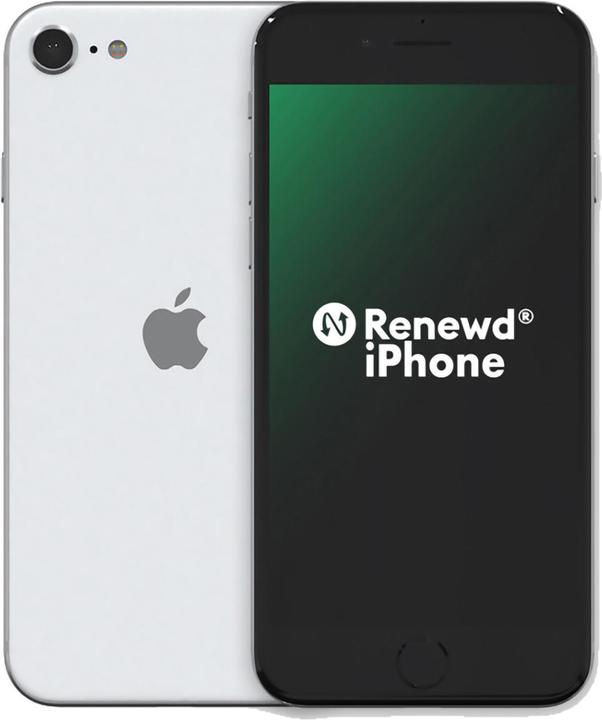 Renewd iPhone SE 2020 (64 GB, Weiss, 4.70", 12 Mpx, SIM + eSIM, A / Wie neu)
