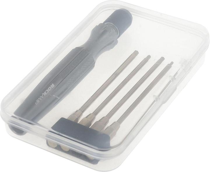 Actual product image Rockamp quick change hexagon socket set 1.5/2/2.5/3mm screwdriver (Allen screw)