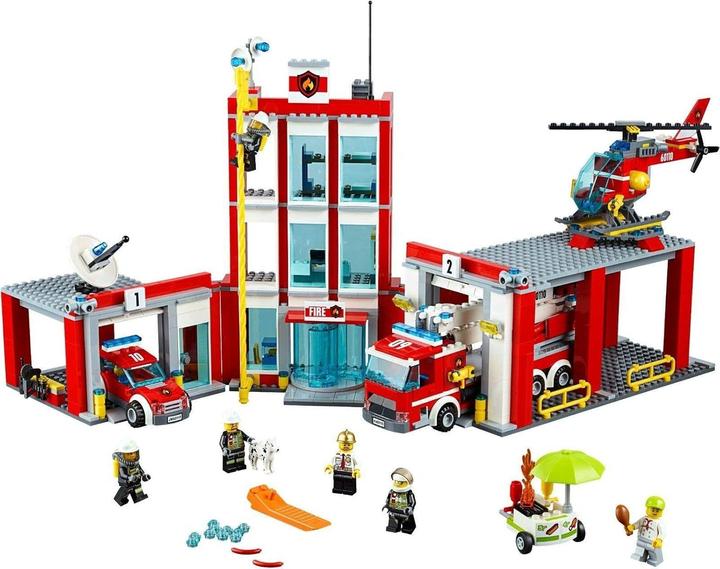 Produktbild LEGO City - Grosse Feuerwehrstation (60110) (60110, LEGO City)