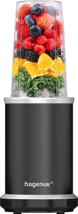 Image du produit hagenuk Smoothies Maker mit To-Go Becher, 1000 W, schwarz (1000 W)