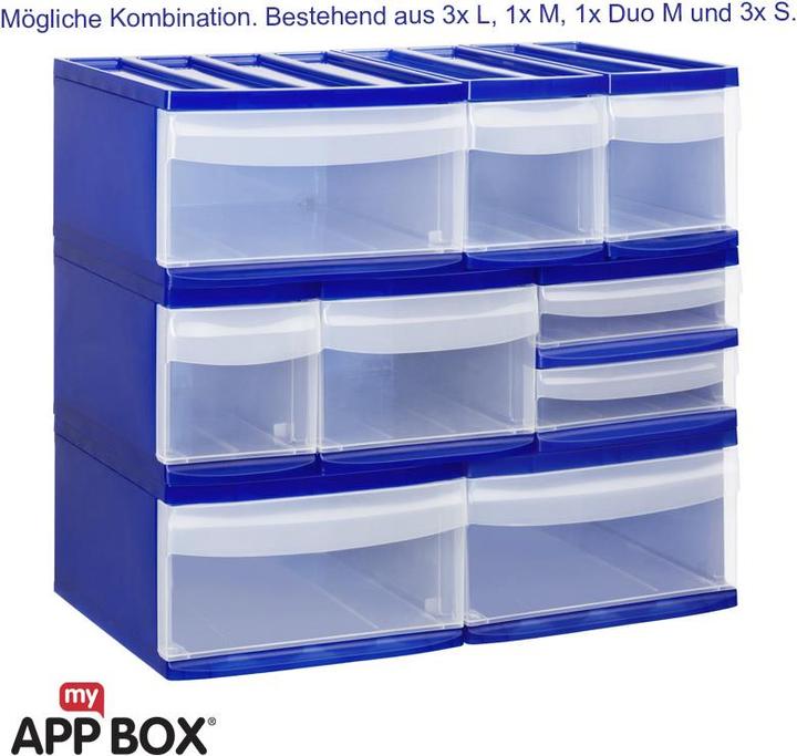 Produktbild Rotho Schubladenbox Systemix L (A3)