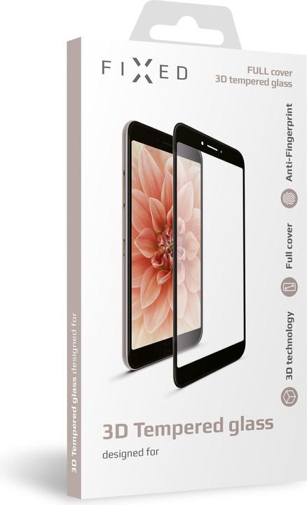 Image du produit Fixed Verre trempé 3D pour Apple iPhone XR/11, noir (1 pièce(s), Apple iPhone XR)