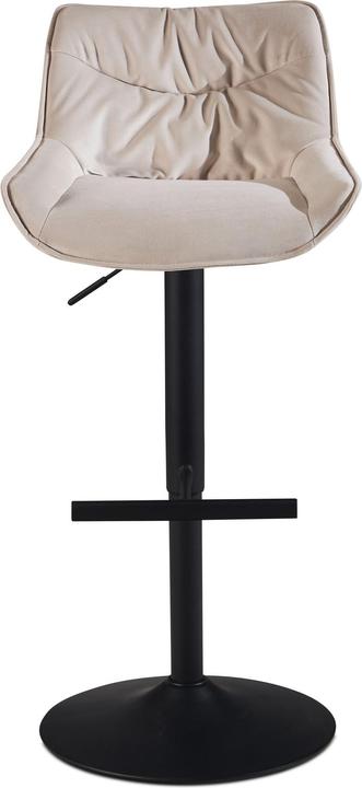 Image du produit FineBuy Tabouret de cuisine Tabouret de velours Tabouret de bistrot pivotant Chaise de bar moderne