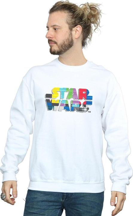 Actual product image Star Wars Mens Test Card Logo Sweatshirt (4XL)