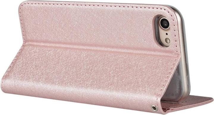 Immagine prodotto Cover-Discount iPhone SE / 8 / 7 - Custodia Flip con texture seta rosa (Apple iPhone 7, Apple iPhone 8)