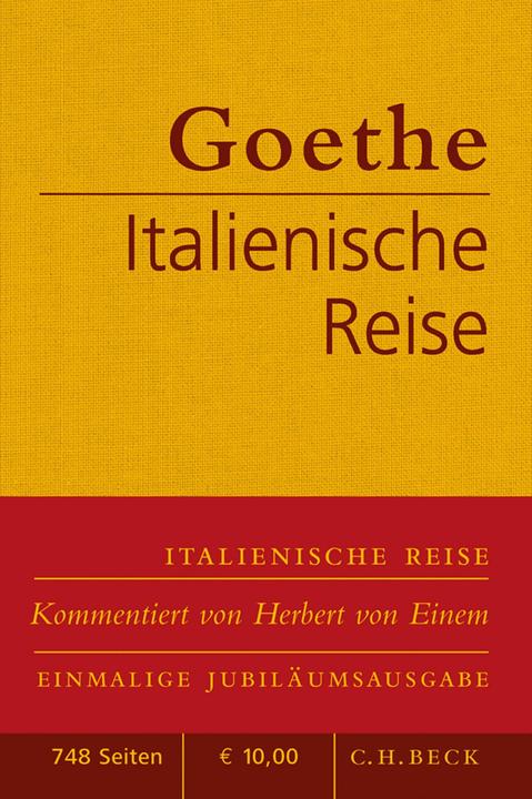 Produktbild Italienische Reise (Deutsch, Goethe, JohannWolfgang von, 2024)