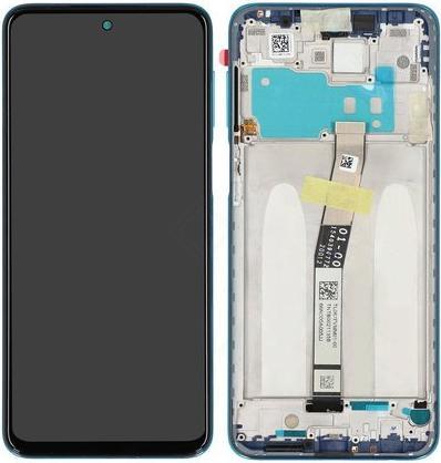 Produktbild Xiaomi LCD + Touch + Frame für M2003J6A1G Redmi Note 9S - aurora blue