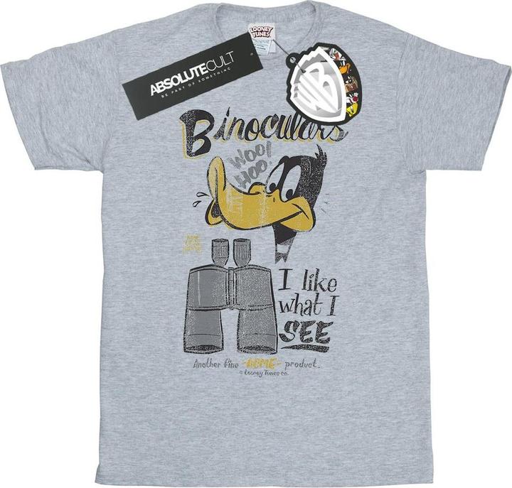 Actual product image Looney Tunes Boys Daffy Duck Binoculars T-Shirt (152, 158)