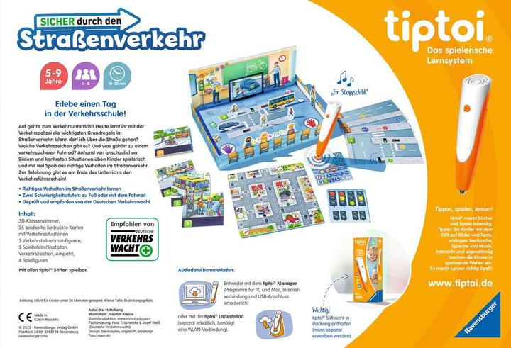 Produktbild tiptoi Sicher durch den Strassenverkehr (Deutsch)