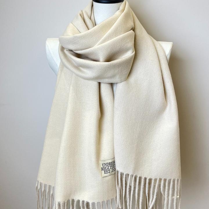 Immagine prodotto Only-Bags.Store Sciarpa bifacciale a due colori Basic Basic Imitazione Cashmere Sciarpa con nappe Autunno Inverno
