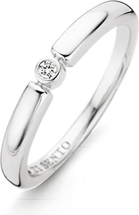 Produktbild Ti Sento Milano Ring mit Zirkonia 12150ZI (56, 925 Silber)