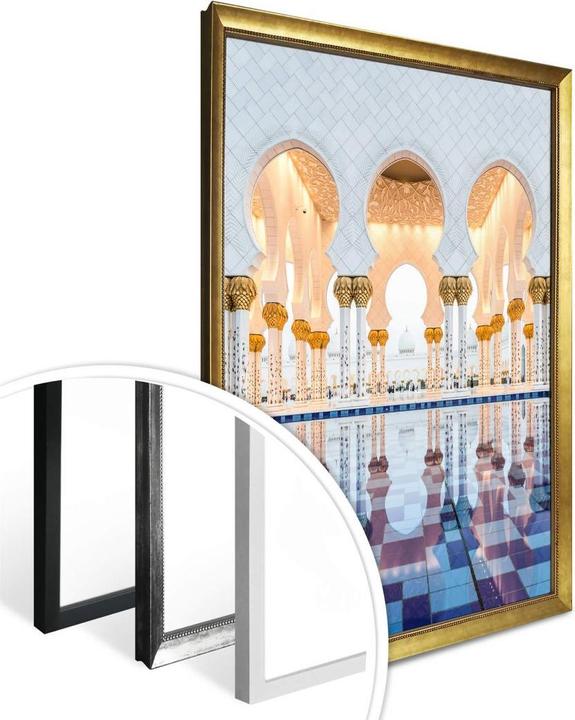 Actual product image Trenddeko Sheikh Zayed Mosque in Abu Dhabi (40 x 50 cm)